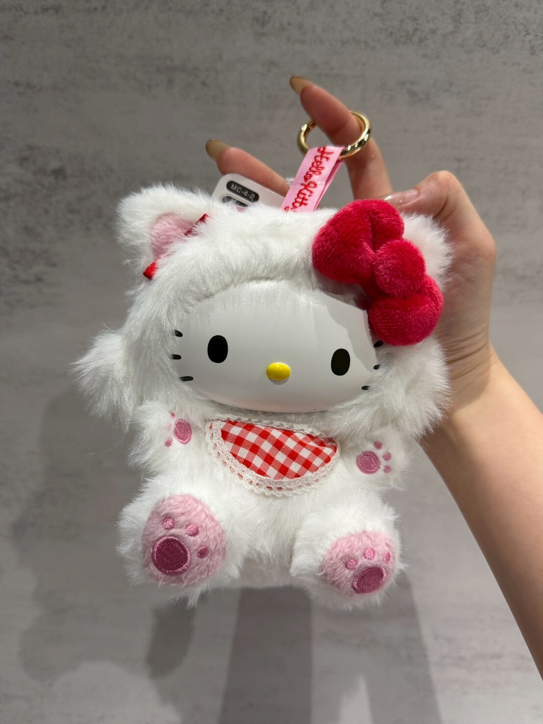 Hello Kitty 限定款 大隻 塘膠毛絨公仔吊飾 娃娃