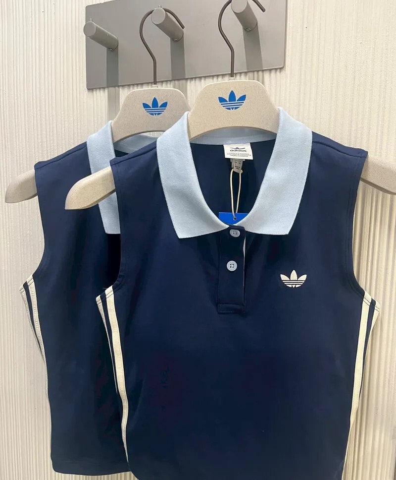 【預購】ADIDAS ORIGINALS POLO TANK TOP 針織 灰色 藍色 無袖背心 三葉草 愛迪達 KY5693 KY5694