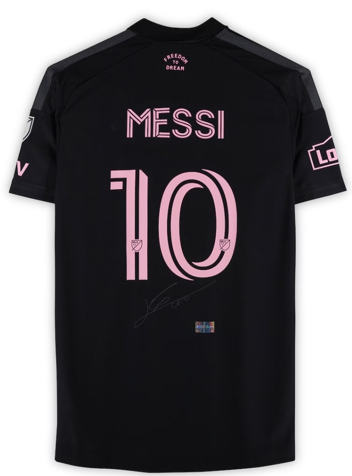 Lionel Messi Inter Miami CF Autographed Black Adidas 2026 Away Authentic Jersey