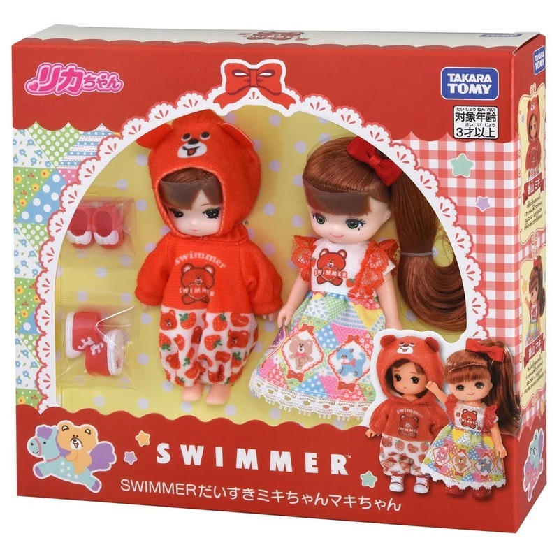 《 TAKARA TOMY 》  莉卡娃娃 Swimmer聯名美紀真紀