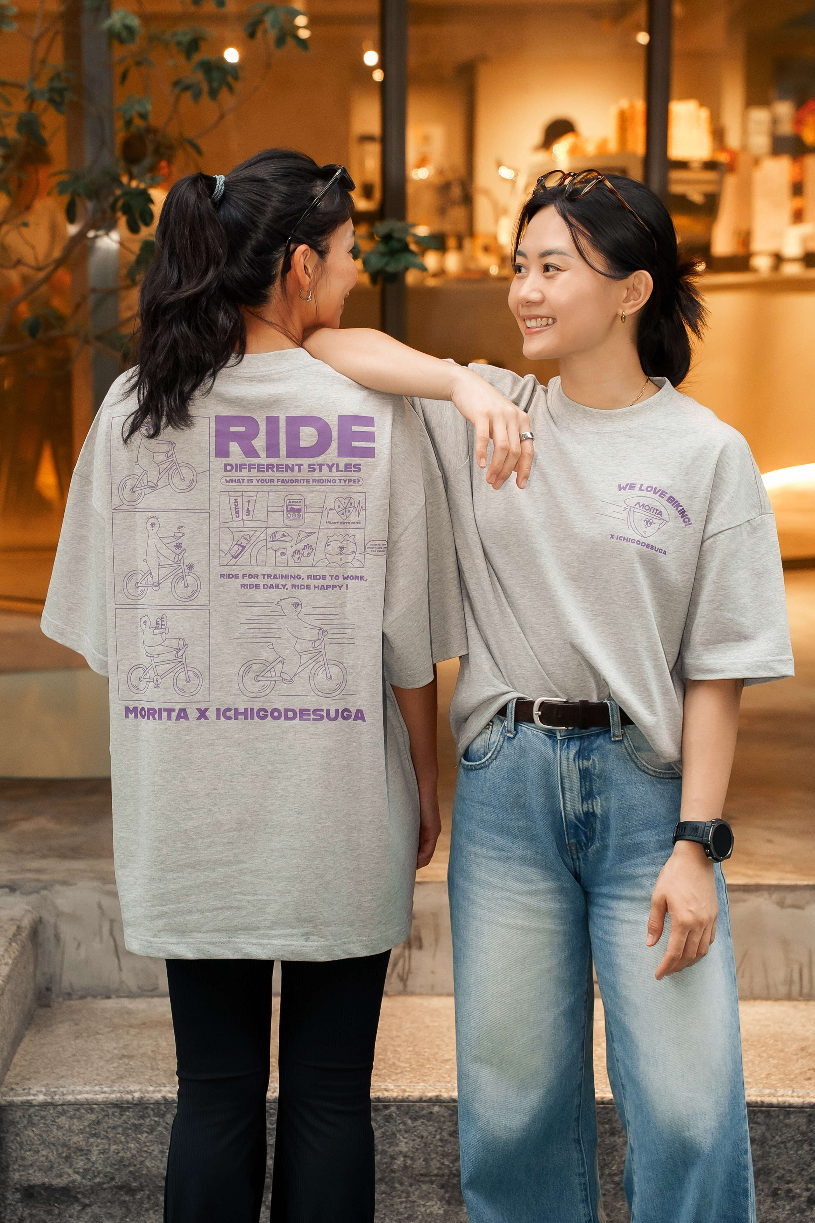 MORITA x ICHIGODESUGA聯名款 - we love biking踢恤