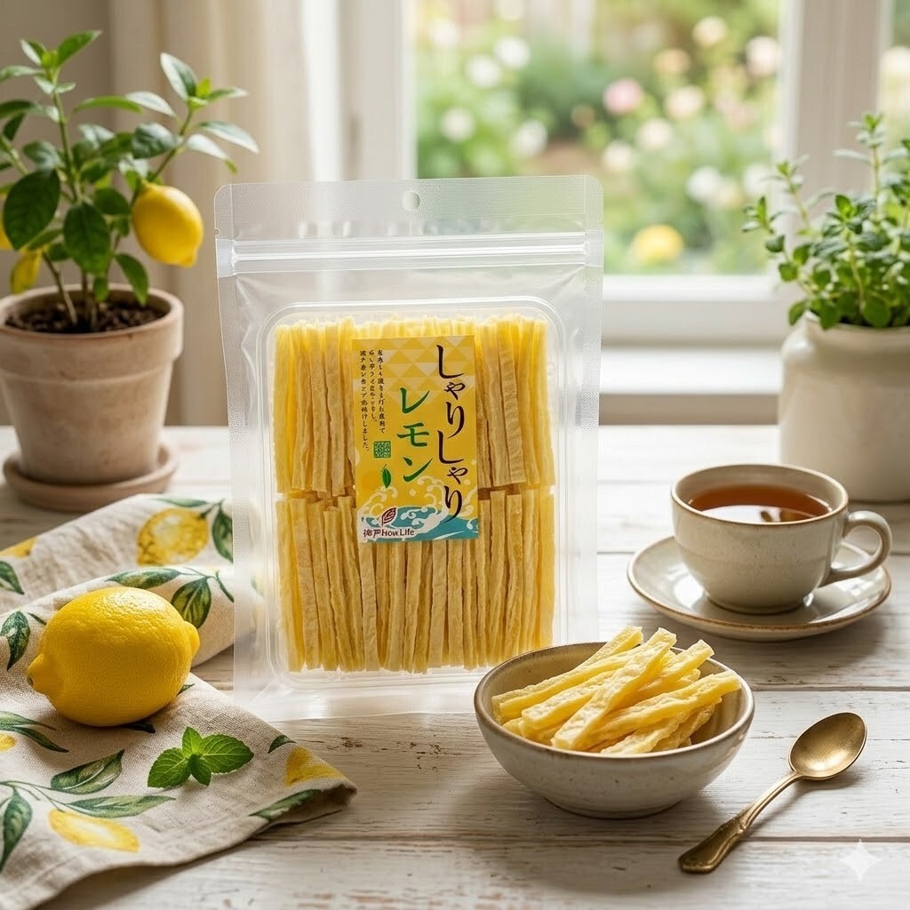 日本 神戶 鱈魚香絲 100g 檸檬風
