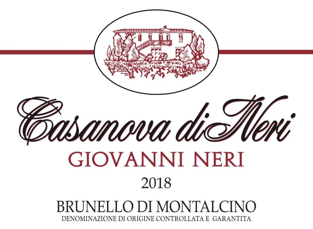 Casanova di Neri Brunello di Montalcino Giovanni Neri 2018 (RP96)