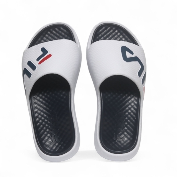 FILA 拖鞋 基本LOGO 足弓支撐 防水 白 厚底 運動拖鞋 男女 4S351Z133