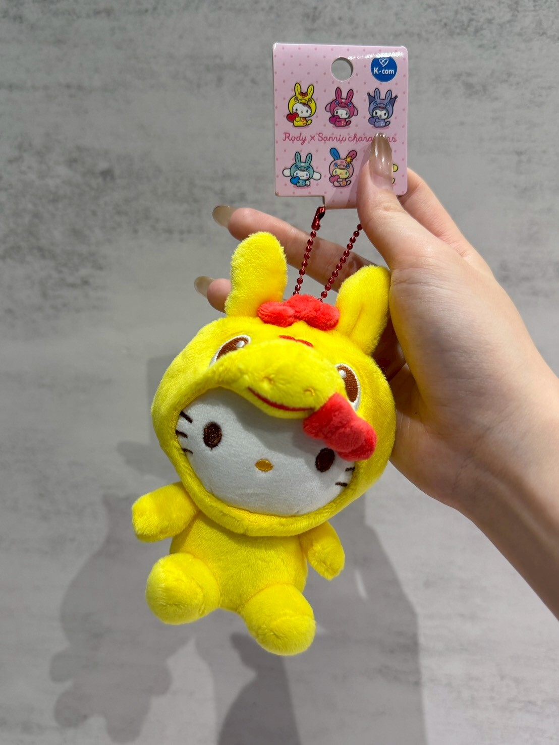 Rody x 三麗鷗 聯名限定款 娃娃絨毛吊飾 公仔