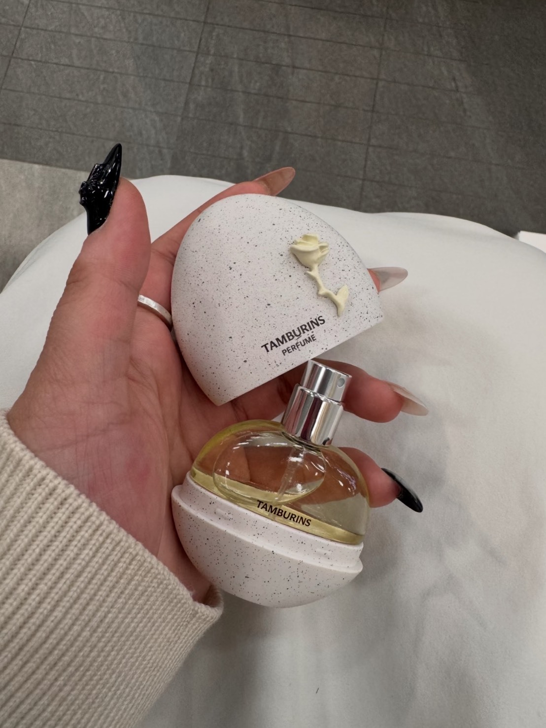 TAMBURINS EVENING GLOW 玫瑰蛋形香水+貝殼護手霜 組合