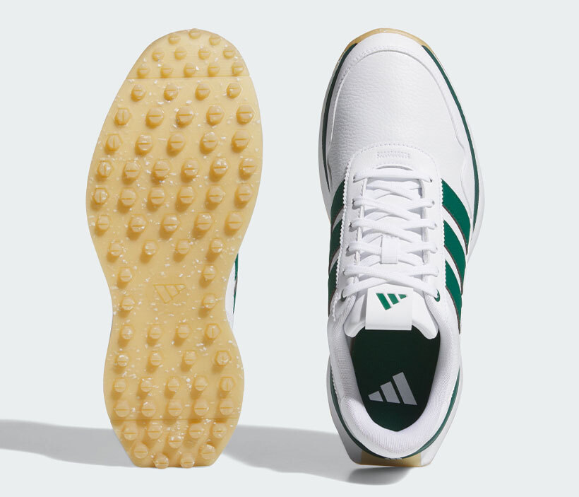 adidas S2G 26 LEATHER 男鞋(無釘) #JQ9311 ,白/綠