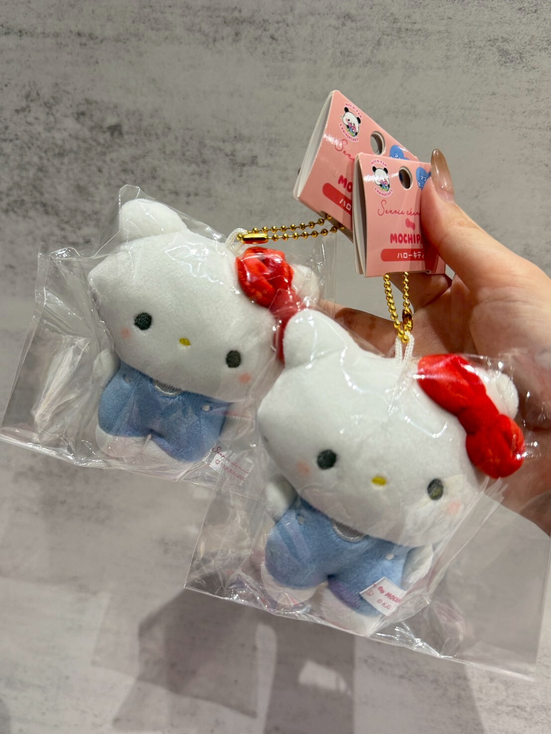 Hello Kitty 豆豆眼 毛絨公仔吊飾 娃娃