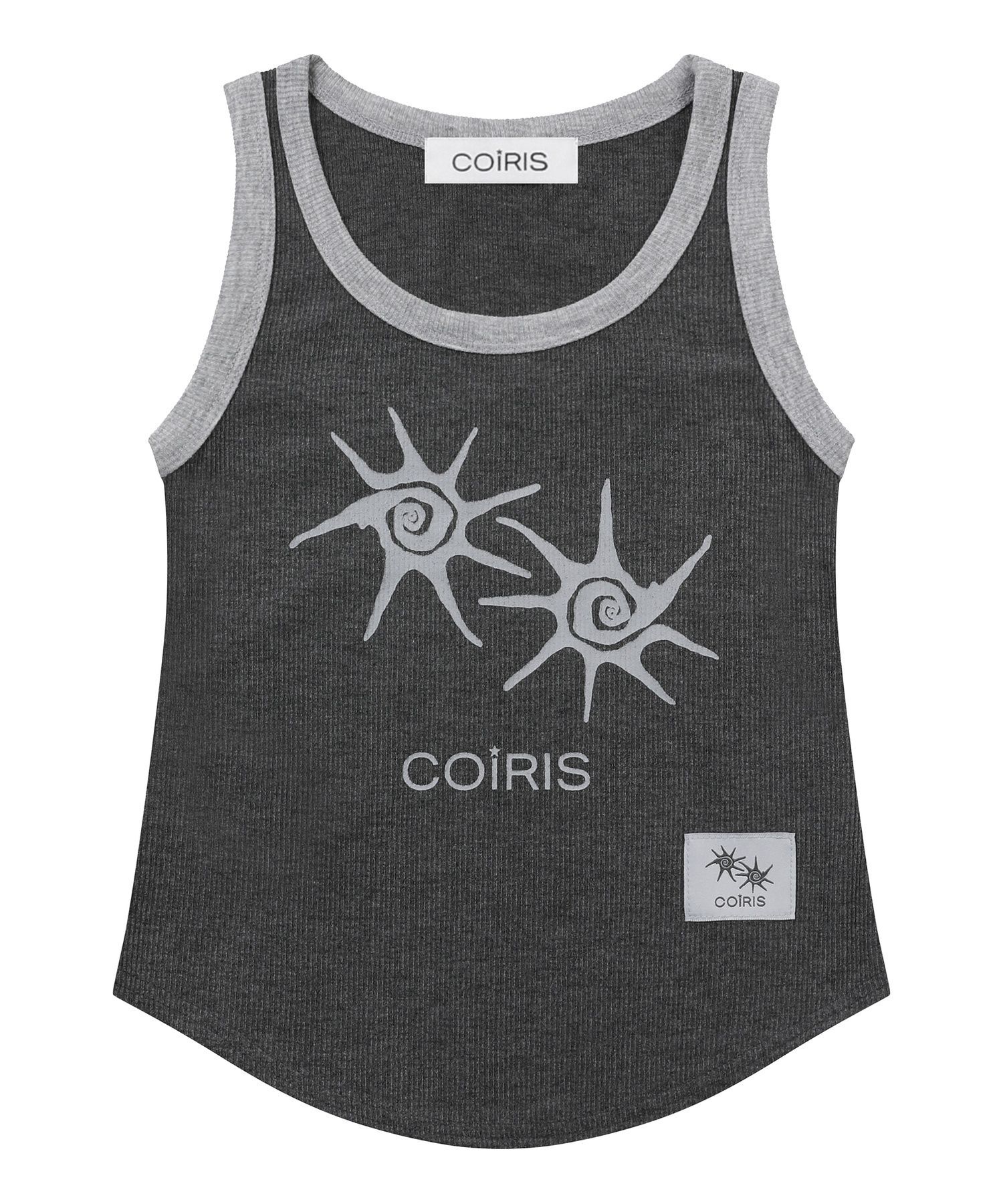 COIRIS Rapion 配色修身露臍無袖背心 C-P00000EQ
