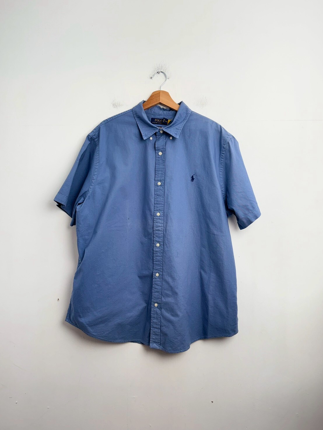 POLO RALPH LAUREN CLASSIC FIT BLUE SHIRT SIZE XXL