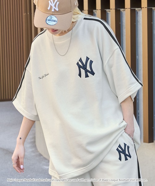 日本🇯🇵連線 MONO-MART x MLB 刺繡隊徽套裝 寬鬆 運動套裝 8款(任買兩件711免運)/預購
