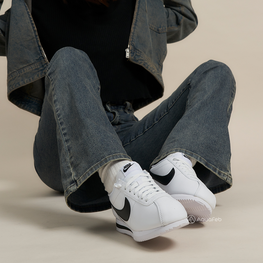 Nike Cortez 女 白 運動 阿甘鞋 皮革 緩震 復古 經典 休閒鞋 DN1791-107