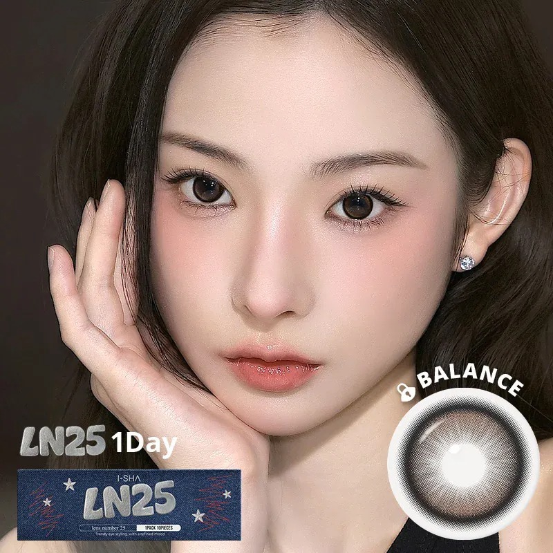 I-SHA LN25 1 Day Deep Choco｜日拋彩妝隱形眼鏡｜每盒10片