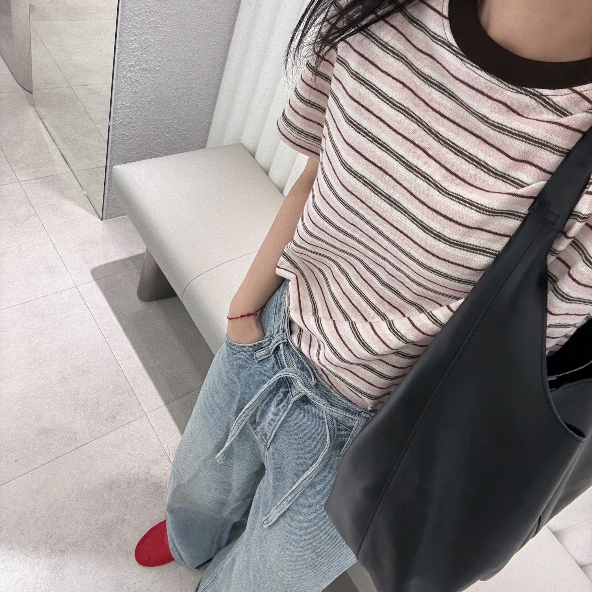 M30 小男孩風條紋T(粉/藍)