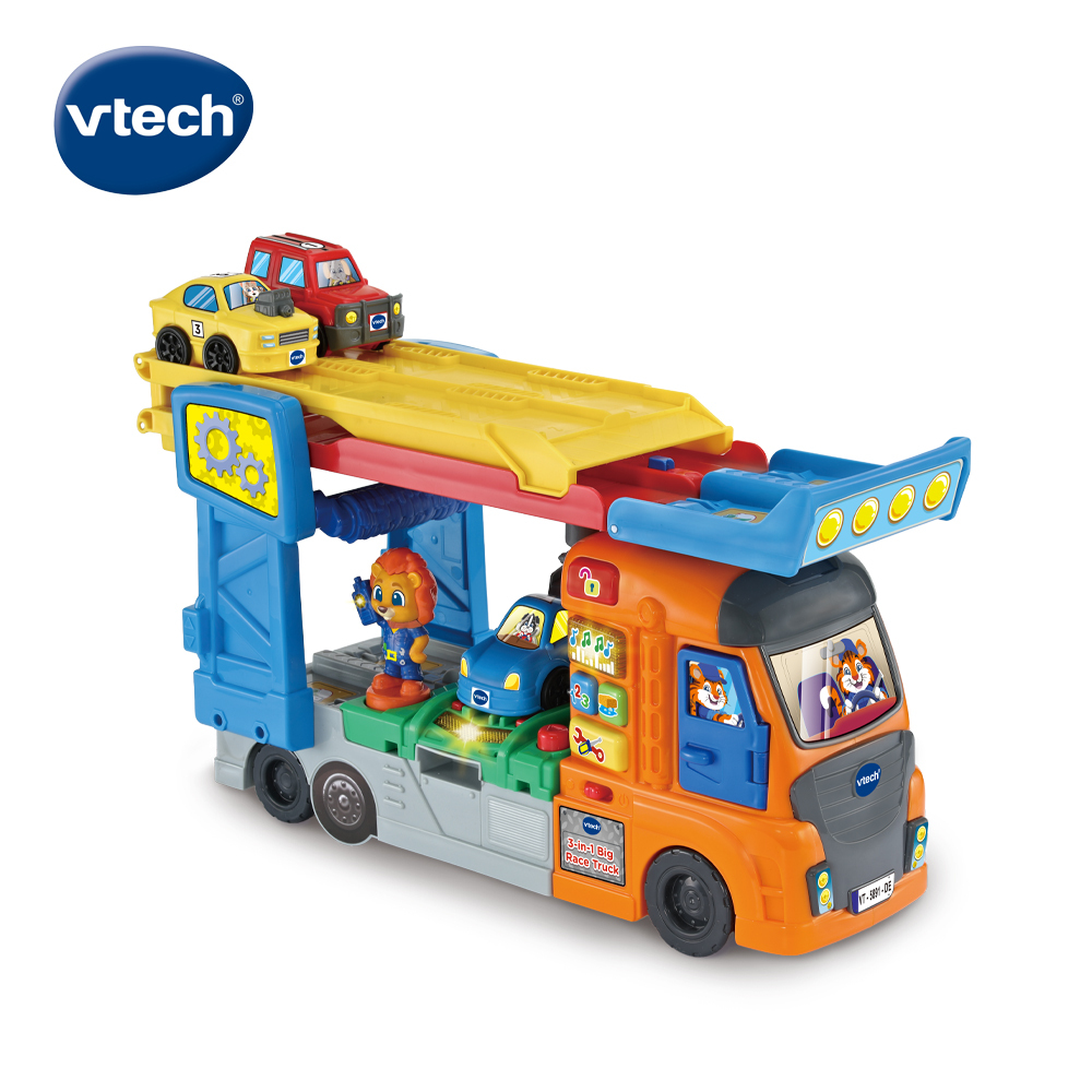 Vtech 嘟嘟車系列-3合1變形運輸車站組