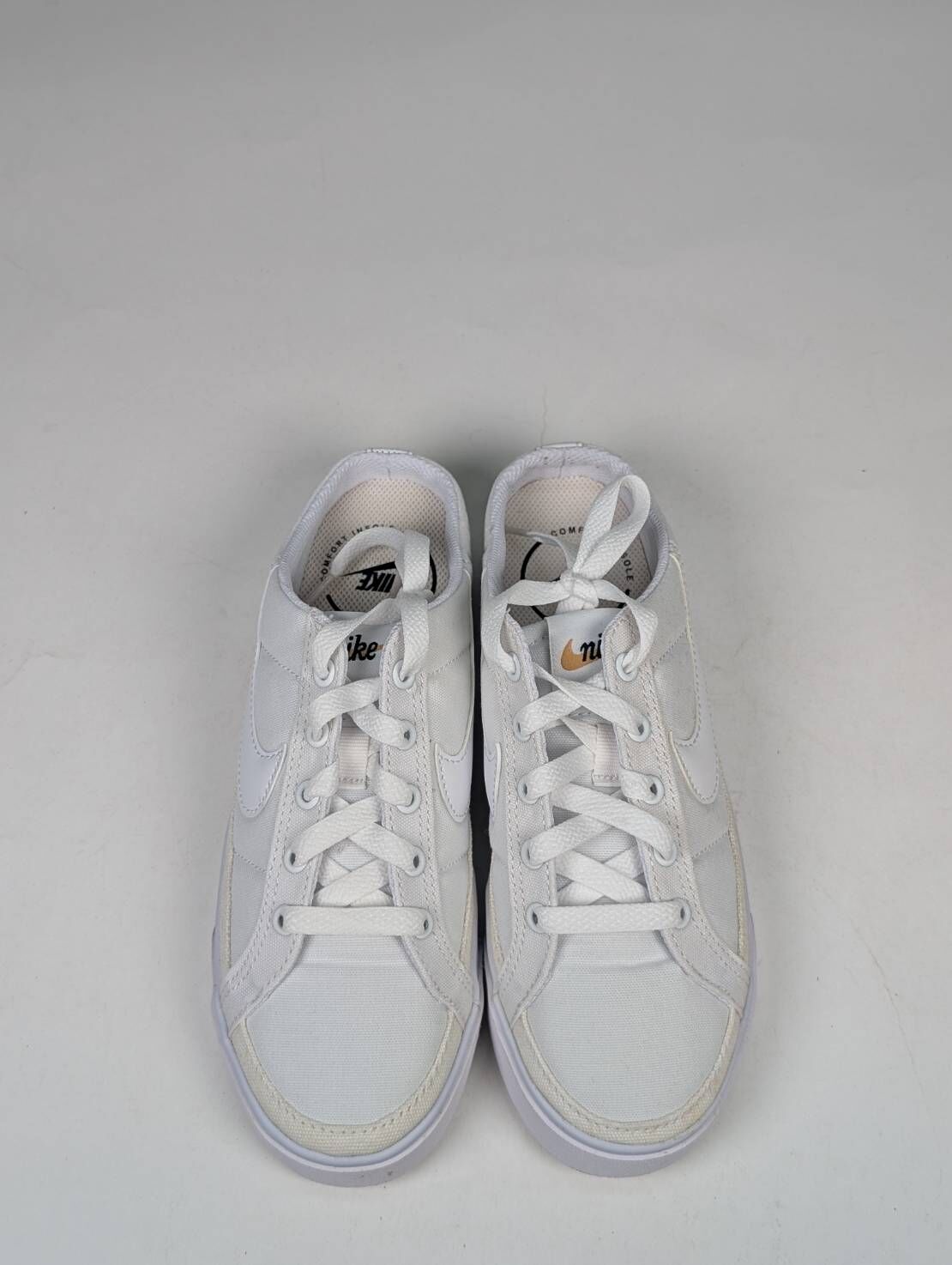 微瑕疵-左右腳鞋底中底鞋面泛黃 DB3970-100 W6.5 NIKE Court Legacy Mule in White 白 懶人鞋 女款