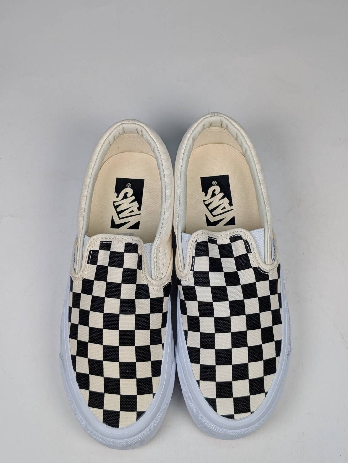 微瑕疵-右腳泛黃色差 VN000CSE2BO M5.5 Vans Slip-On Reissue 98 棋盤格 懶人鞋 男女