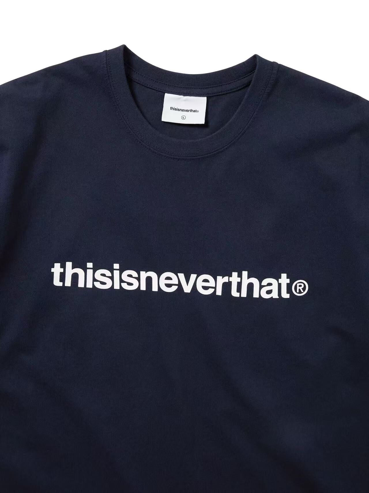 THISISNEVERTHAT T-LOGO TEE TN260TTSST01 NAVY