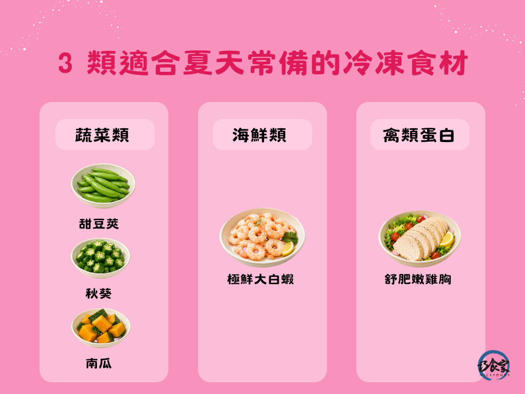 3 類適合夏天常備的冷凍食材，沒胃口時也比較吃得下