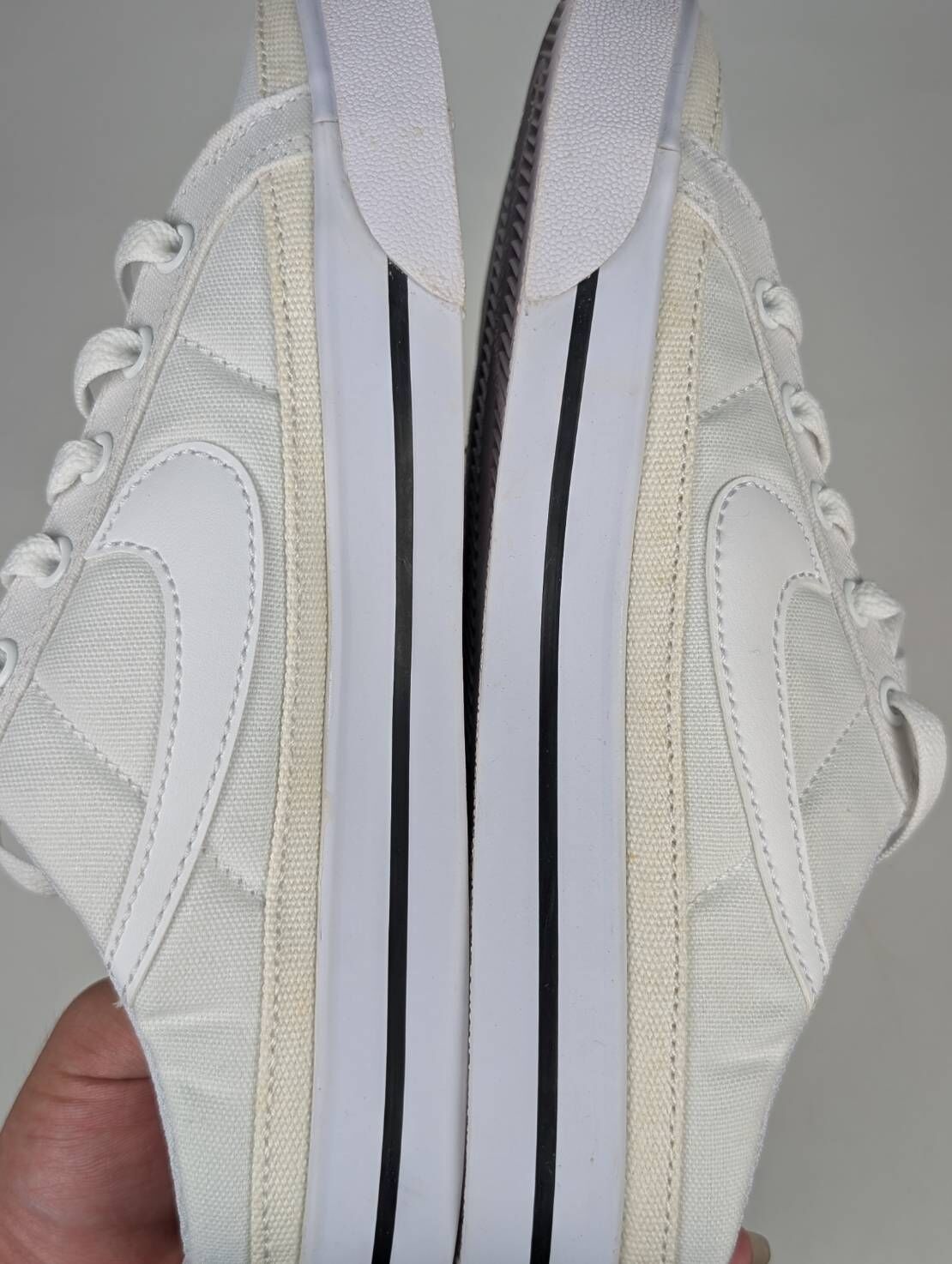 微瑕疵-左右腳中底鞋底泛黃 DB3970-100 W5.5 NIKE Court Legacy Mule in White 白 懶人鞋 女款