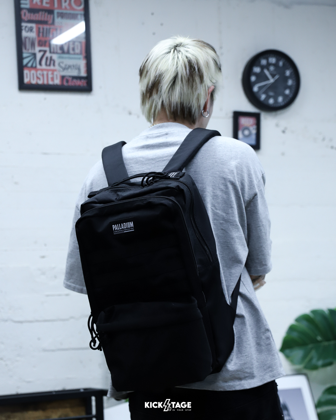 PALLADIUM U HA CORE BACKPACK 黑 灰 尼龍 防水 多夾層收納 筆電隔層 休閒 大容量 後背包【BG686】