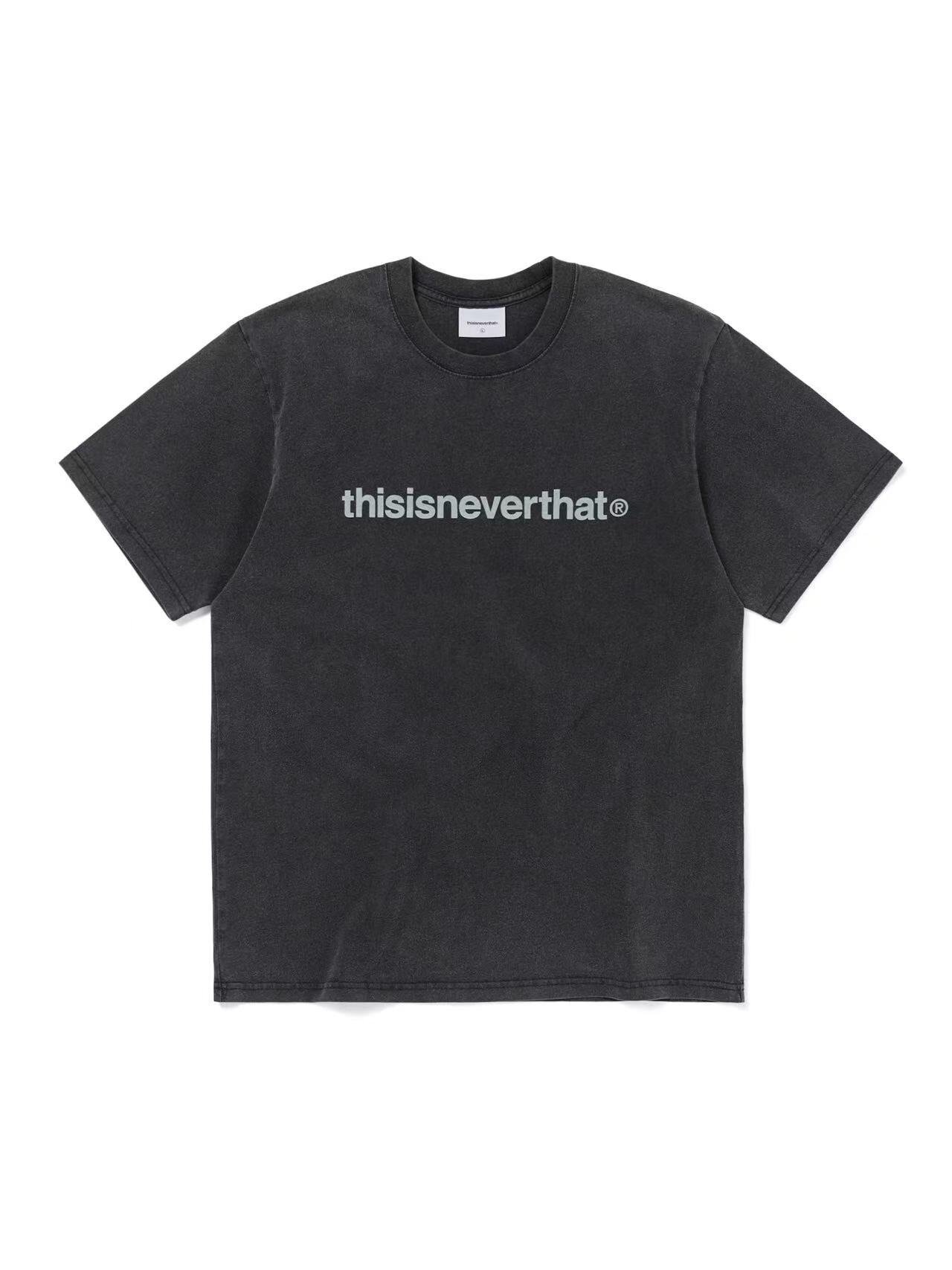 THISISNEVERTHAT T-LOGO TEE TN260TTSST01 WASHED BLACK