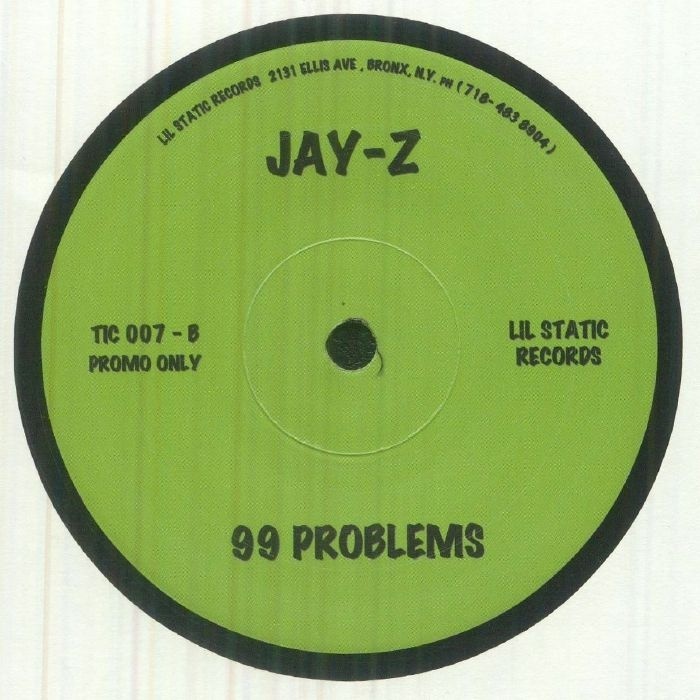 Jay Z《Empire State Of Mind / 99 Problems : Small Hole Edition (Reissue)》（限量200張7''）