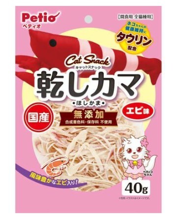 Petio 貓用 蝦仁味魚絲 40g