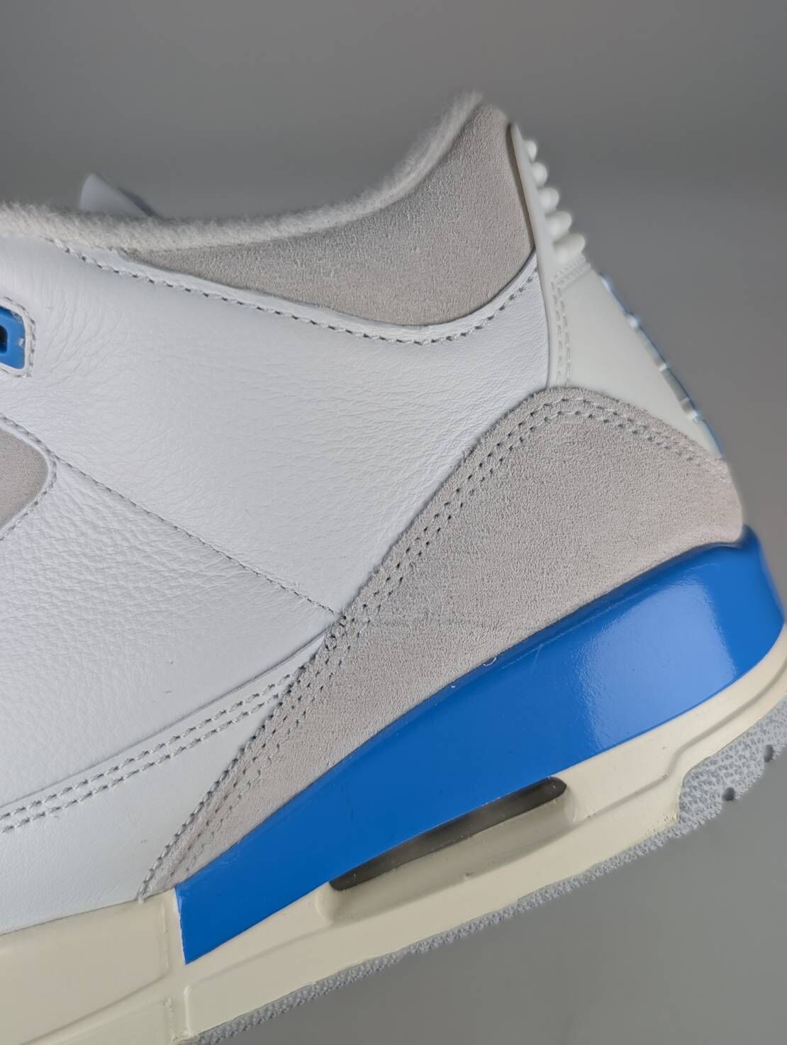 微瑕疵-左右腳外側刮痕 CT8532-101 M11 Air Jordan 3 "Lucky Shorts" 幸運短褲 白藍 男鞋