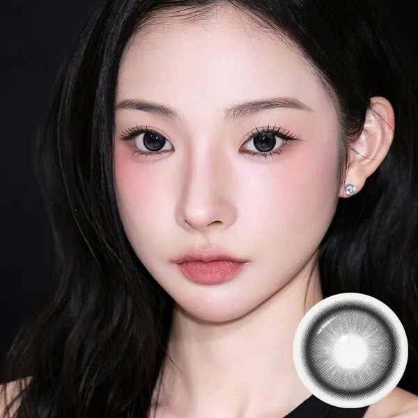 I-SHA LN25 1 Month Carbon Black｜月拋彩妝隱形眼鏡｜每盒1片