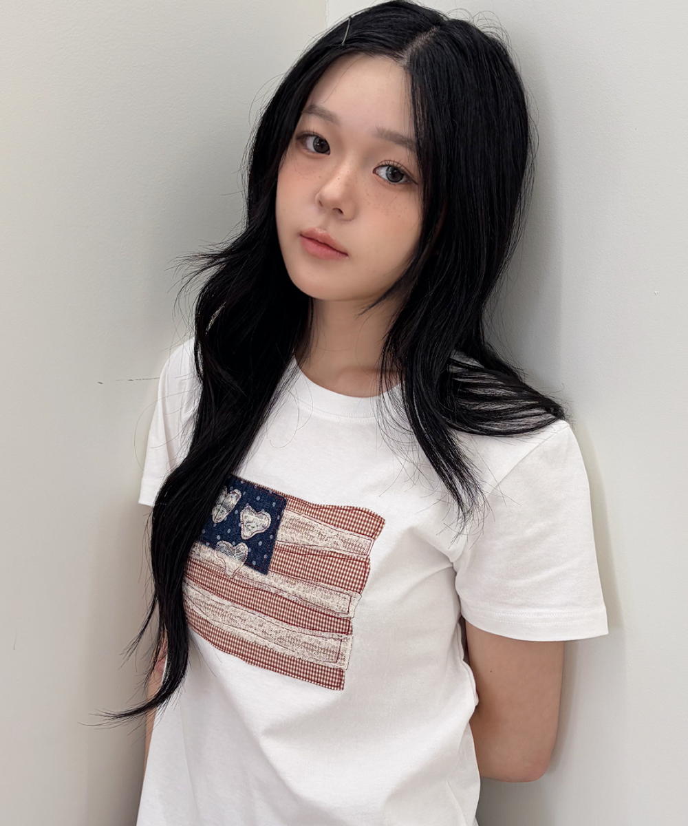ROGIN N ROSIE USA 蕾絲貼布上衣 白色 260213_9