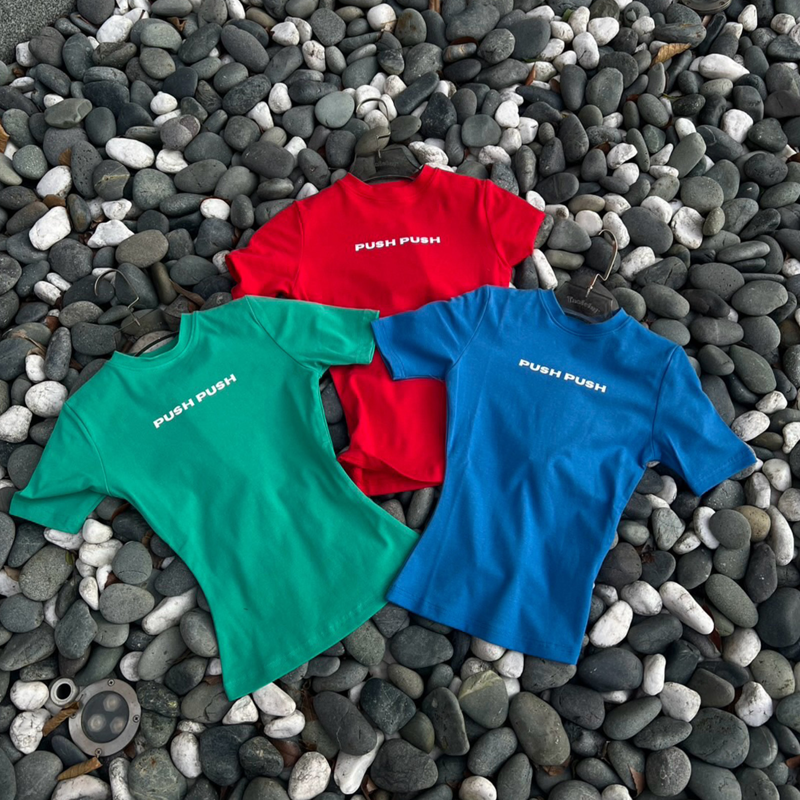 PUSH PUSH CELESTIAL T-SHIRT LOGO TEE 短T 合身 短版 上衣