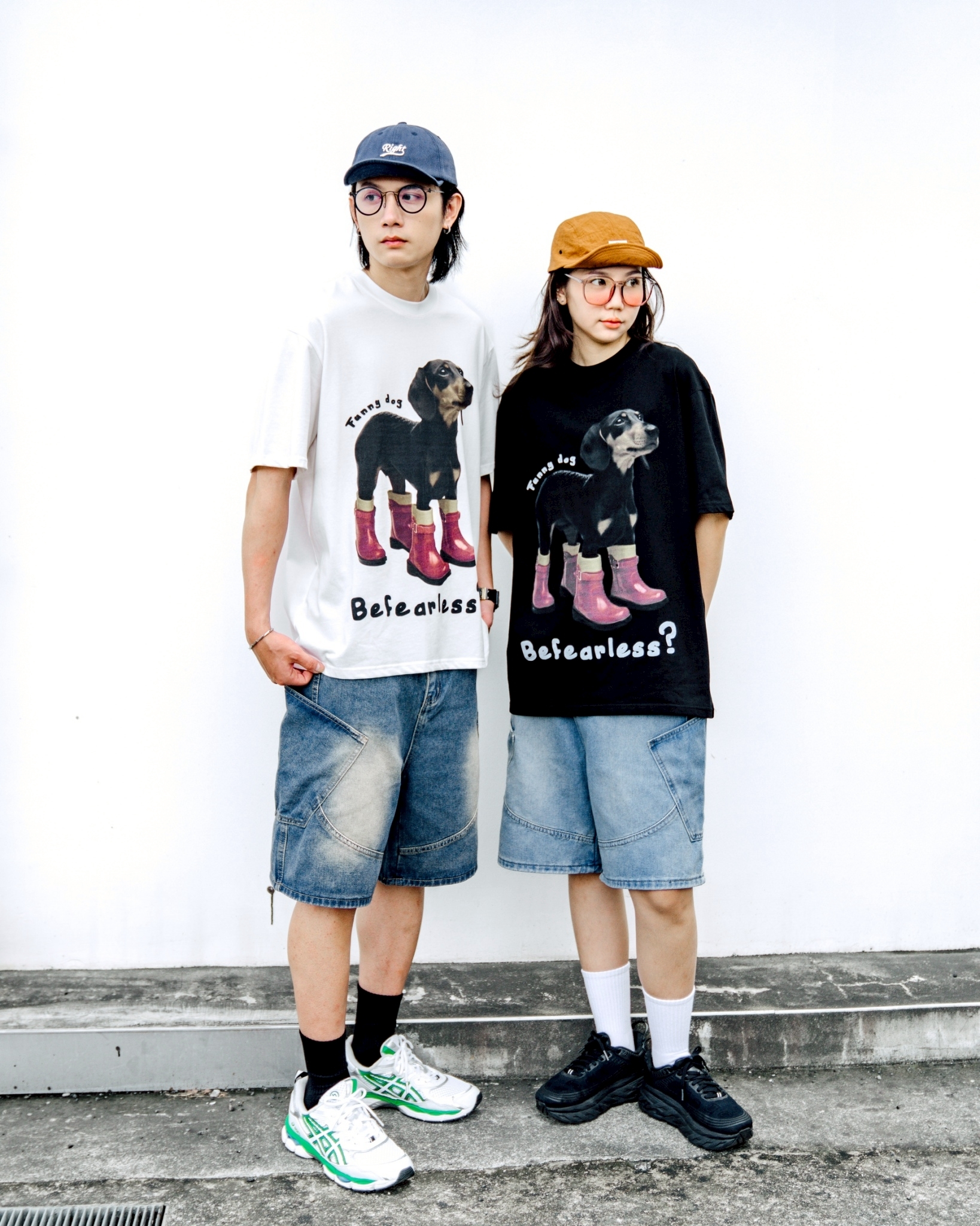 【官網限定】SBG 斜口袋牛仔短褲 V0023