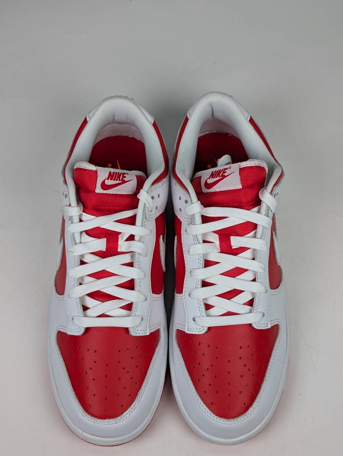 微瑕疵-左右腳中底泛黃 DD1391-600 M10.5 Nike Dunk Low '' University Red '' 紅白 男款