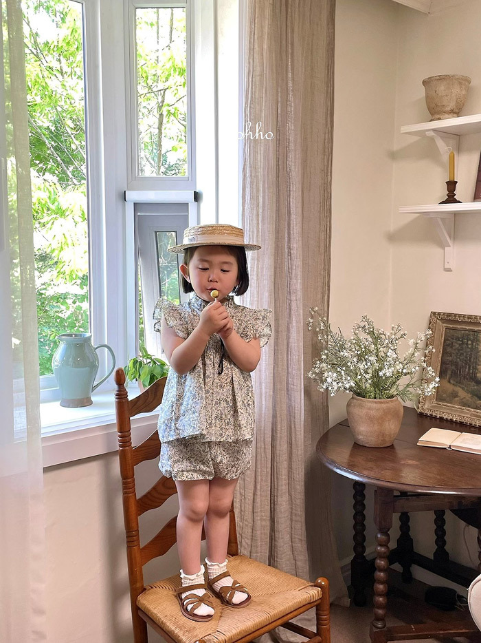 正韓夏OHHO 兩色夏季葉子短褲