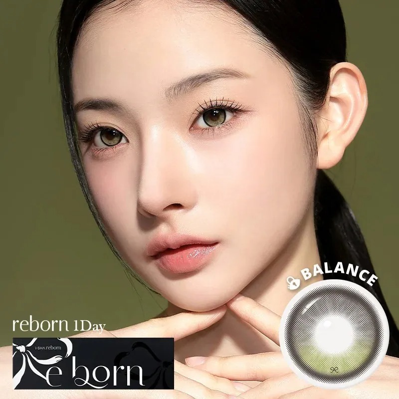 I-SHA Reborn 1 Day Olive｜日拋彩妝矽水凝膠隱形眼鏡｜每盒10片