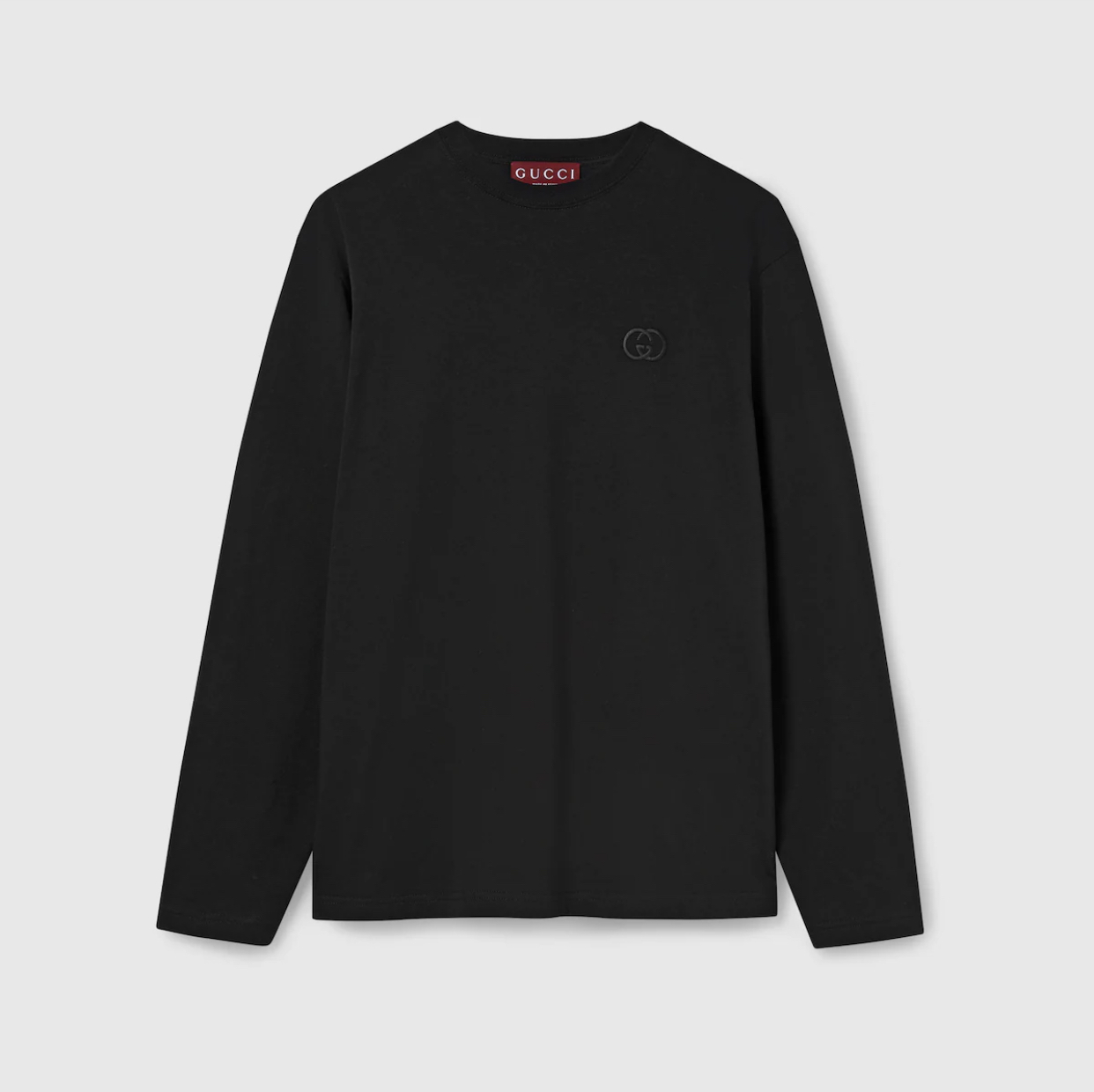 GUCCI カットソー Gucci long sleeve cotton jersey T-shirt