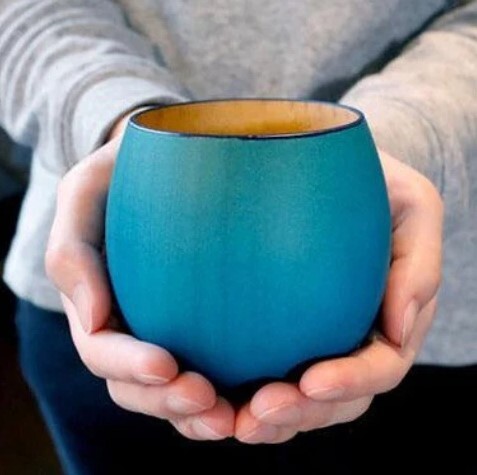 日本製 曽明漆器 KyutarouBLUE 杯 "爽" / RENEW 🔸