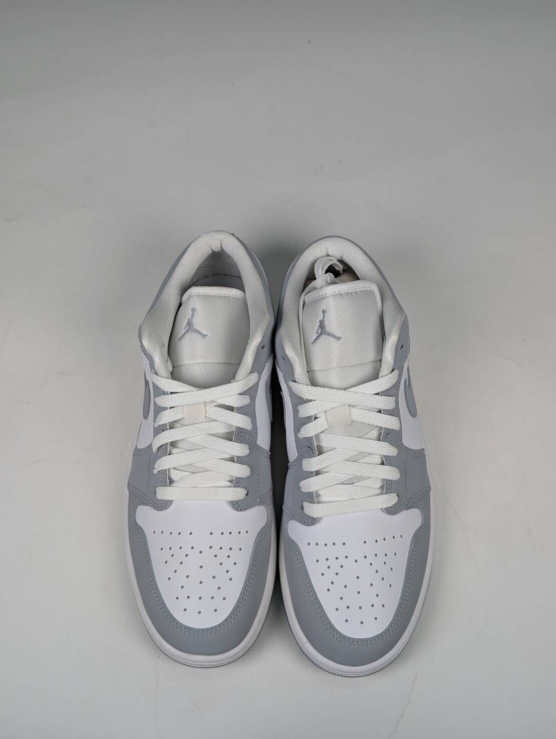 微瑕疵-左右腳中底鞋底鞋面泛黃色差 DC0774-105 W10.5 Nike Air Jordan 1 Low '' Wolf Grey White ''