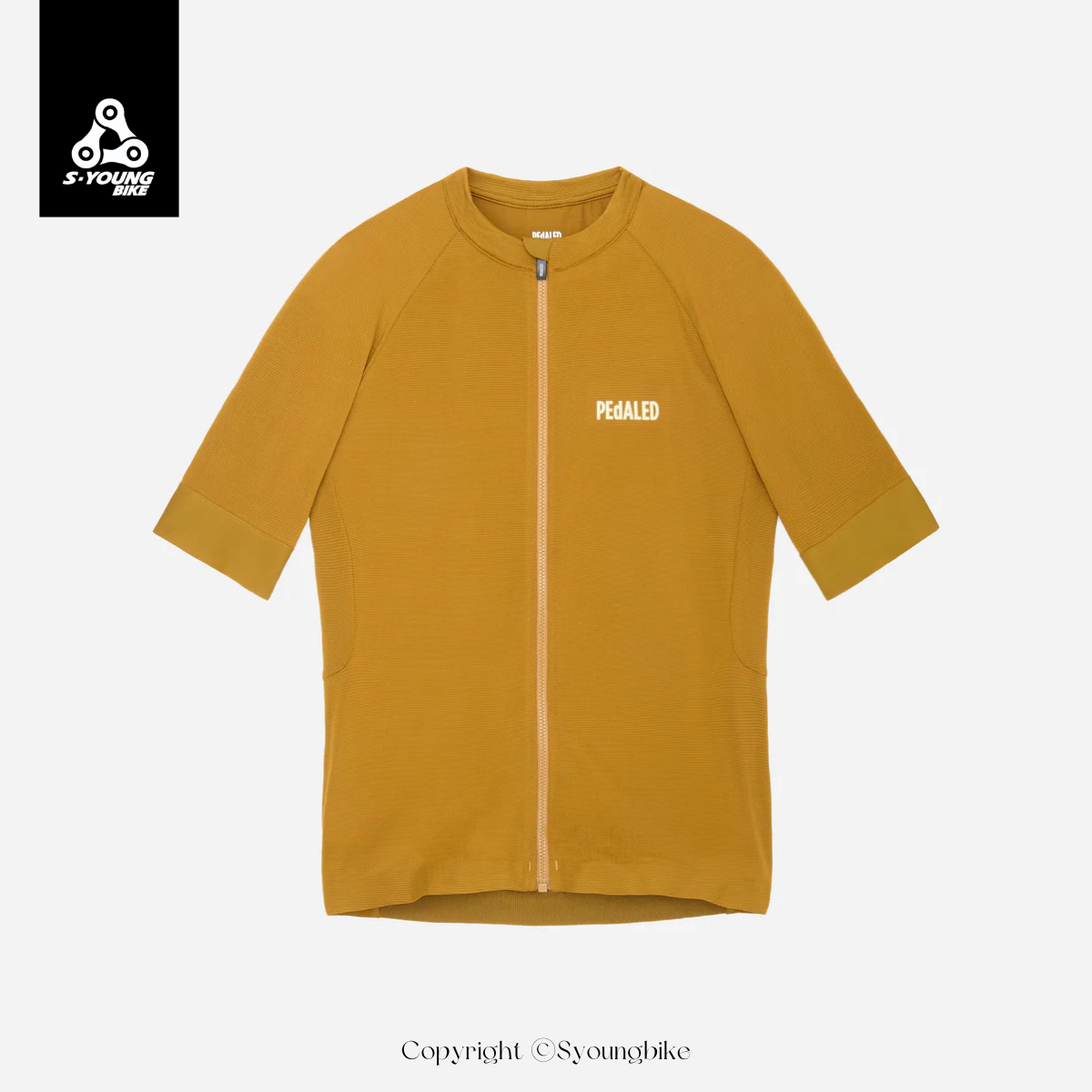 【PEdALED】W's Element Lightweight Jersey 女短袖車衣 / Mustard