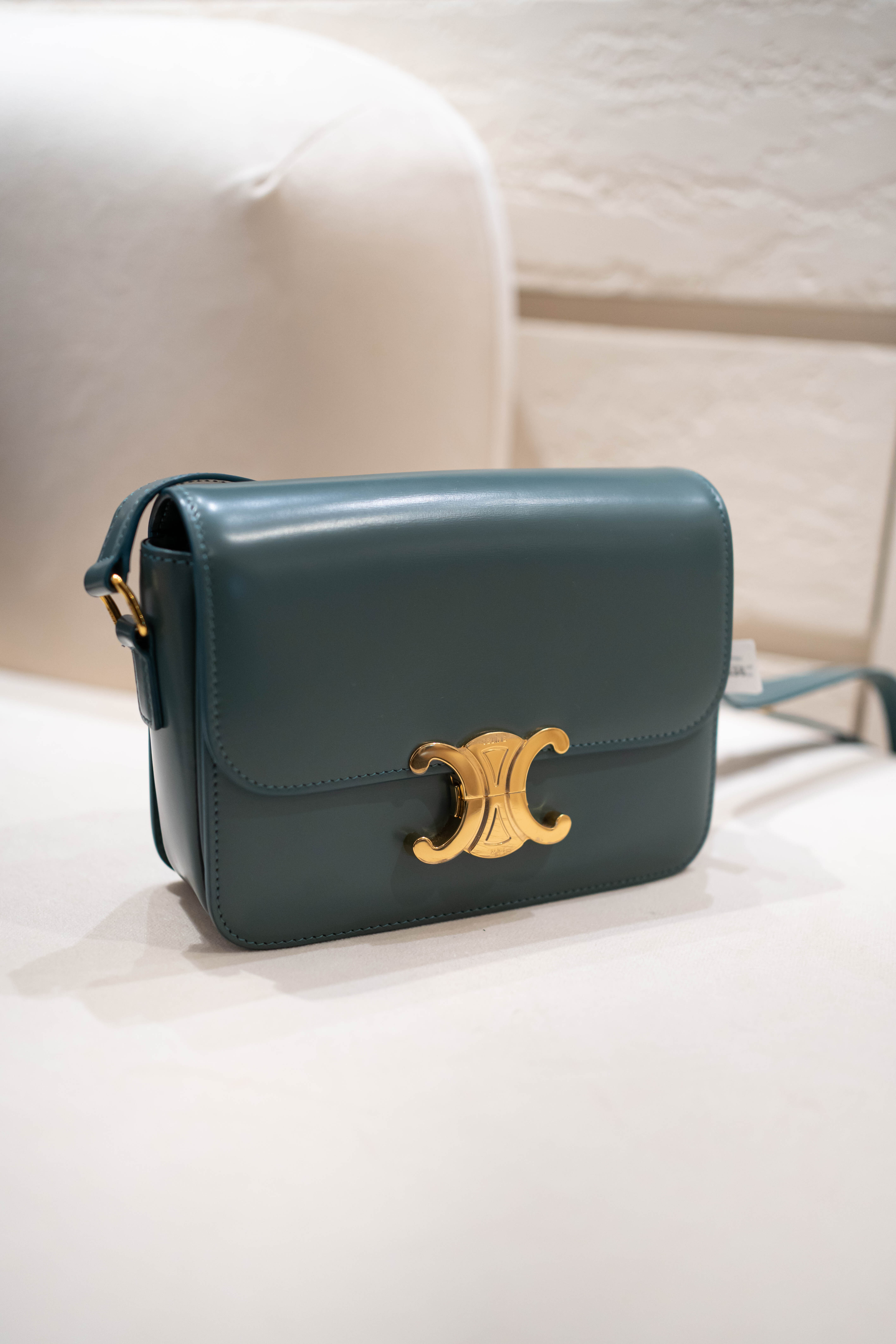 Celine teen triomphe amazone green