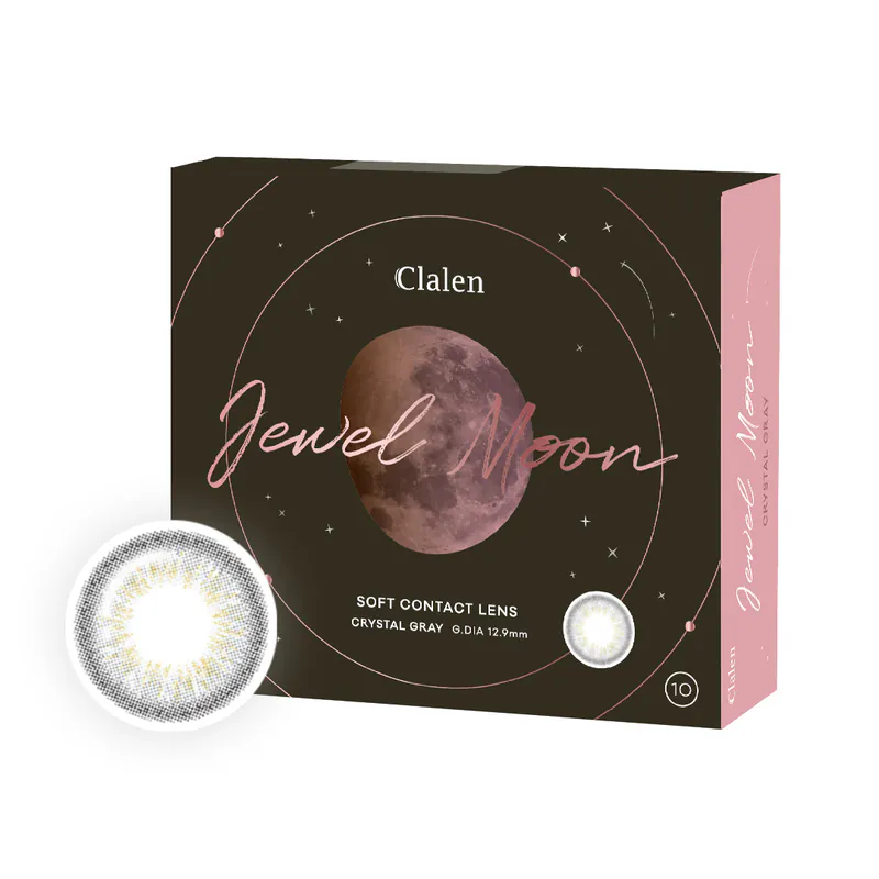 Clalen 茵洛每日拋彩色隱形眼鏡-星月冰晶灰