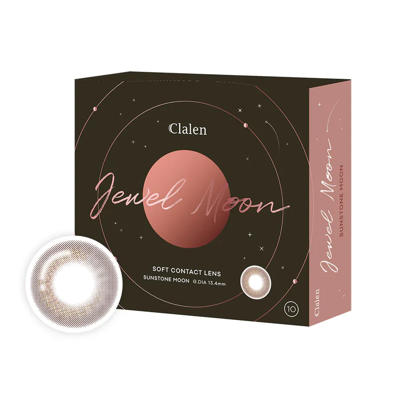 Clalen 茵洛每日拋彩色隱形眼鏡-星月亮棕