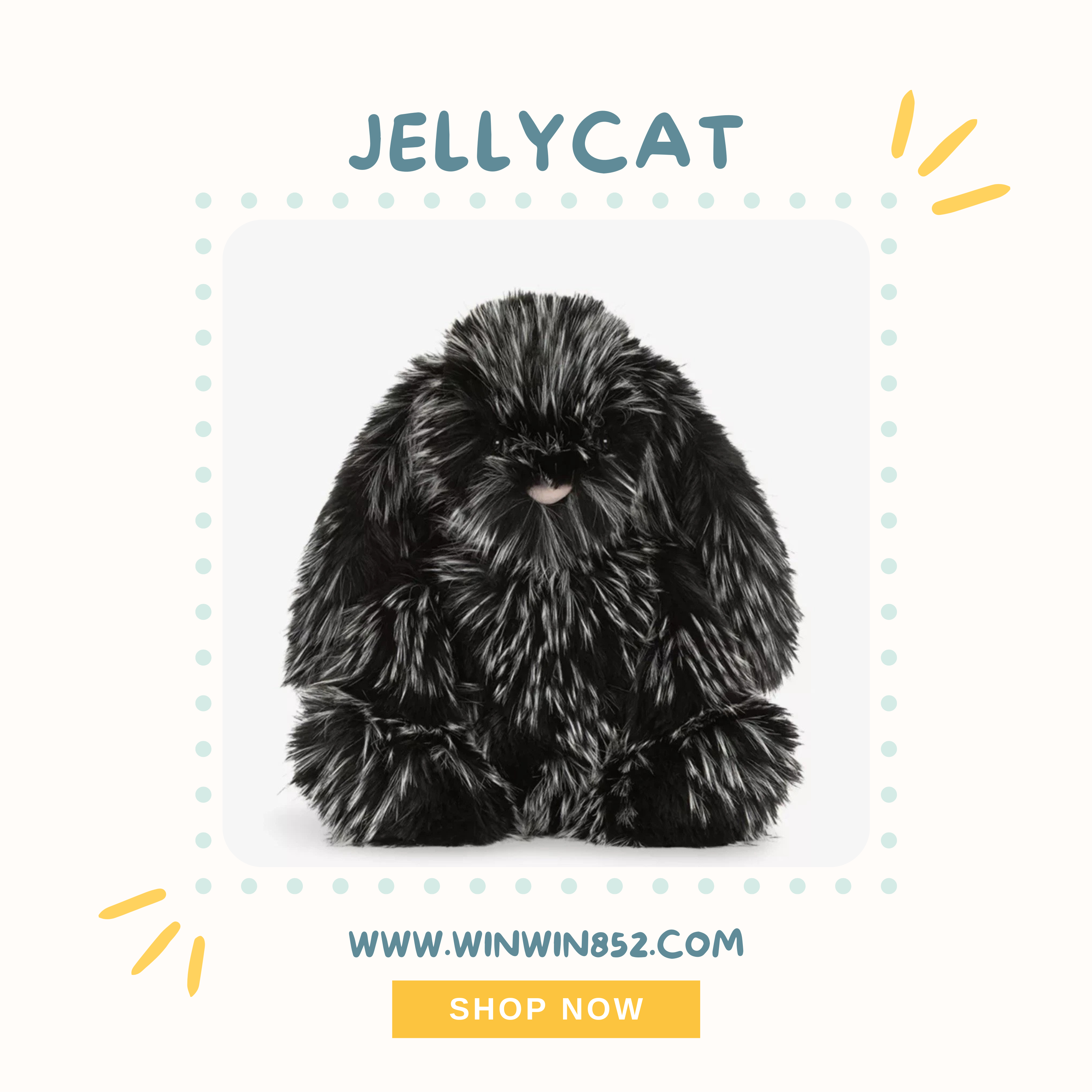 Jellycat x Selfridges UK Exclusive Inkli Bunny