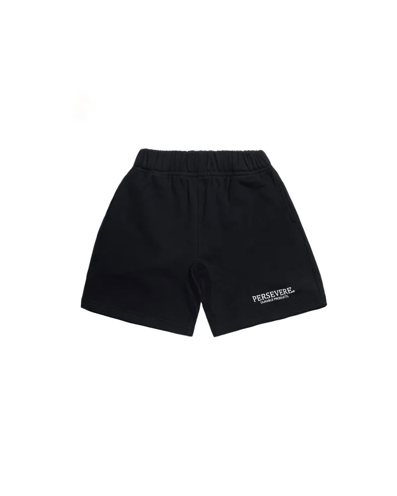 PERSEVERE KIDS' COTTON SHORTS - Black