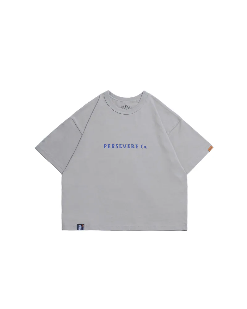 PERSEVERE KIDS' T-SHIRT SERIES (FLYING DUCK) - LIGHT GREY