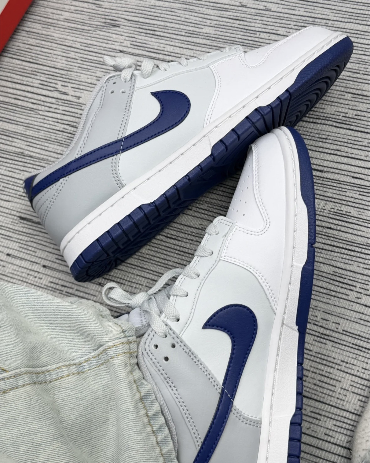 【逢甲FUZZY】Nike Dunk Low "Wolf Grey" 白灰藍 HF5441-118