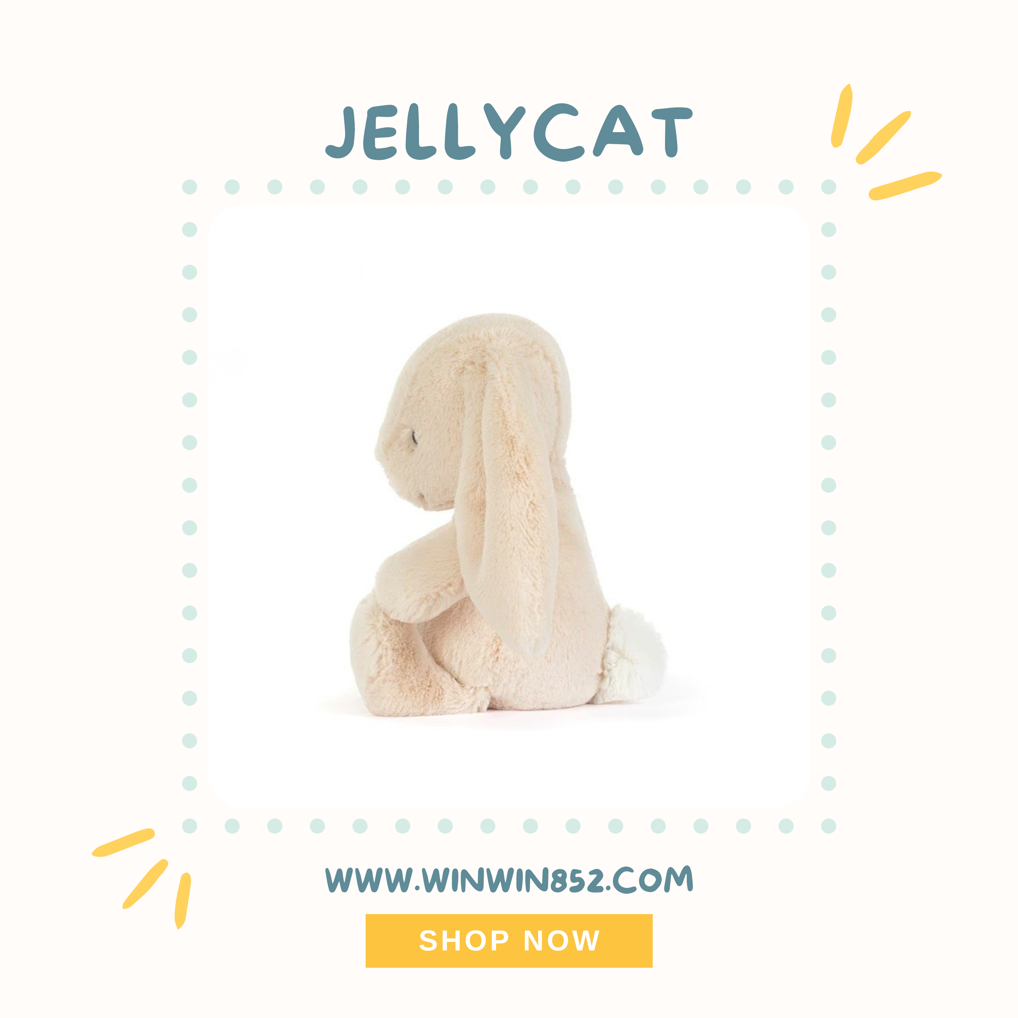 Jellycat Bashful Bunny Junior