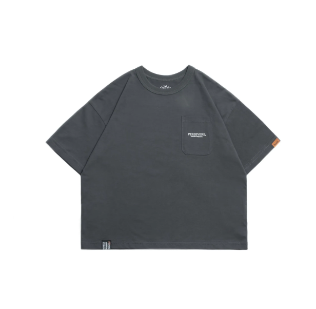 PERSEVERE KIDS' T-SHIRT SERIES (POCKET) - DARK GREY