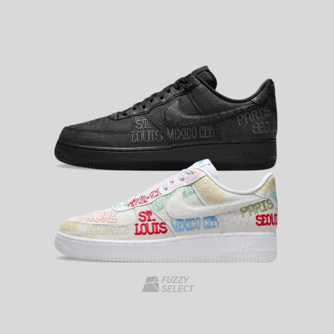 【逢甲 FUZZY】Nike Air Force 1 "On Tour" 滿版塗鴉 全黑 II1549-001 白彩 II1549-100